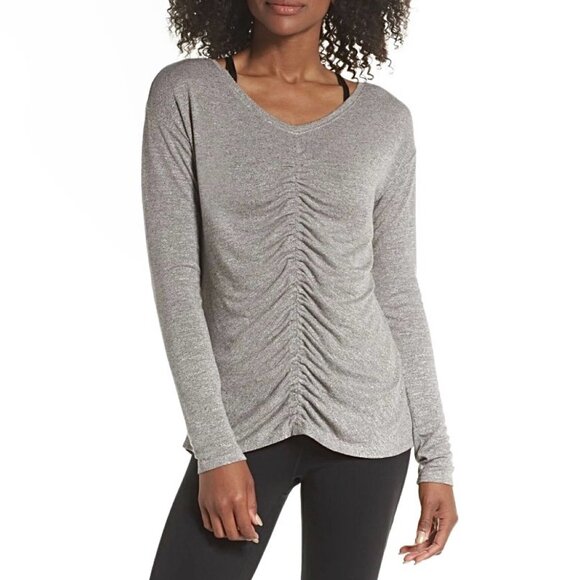 Zella Amara Reversible Ruched Tee - Picture 1 of 5